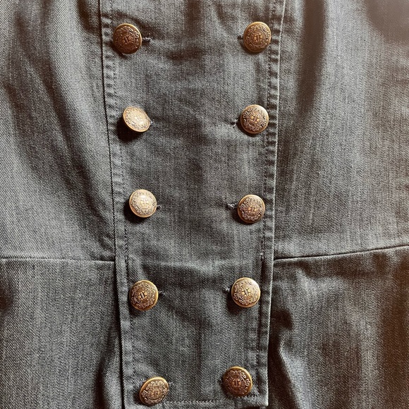 NWT Rachel Roi denim strapless jumpsuit. Size 2 - Picture 2 of 5